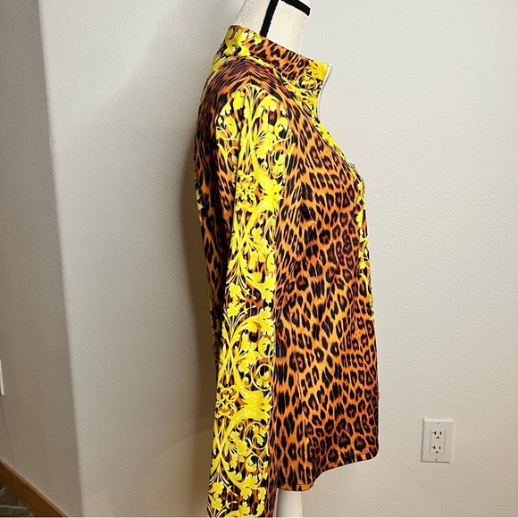 CeGolfs Golf Polo Shirt Yellow Long Sleeve Top Ladies Golf Attire Size XL NWT - Picture 7 of 12